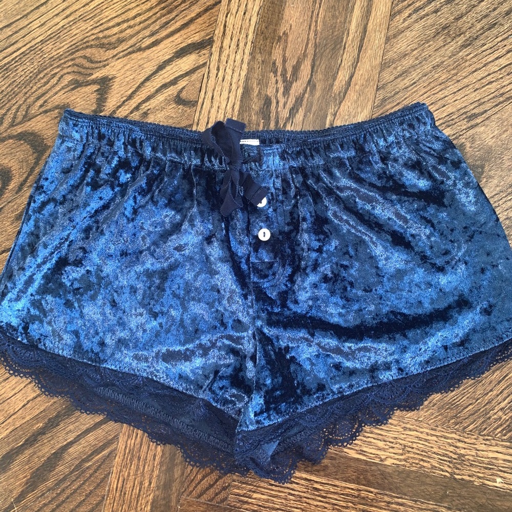 PJ Salvage velvet shorts